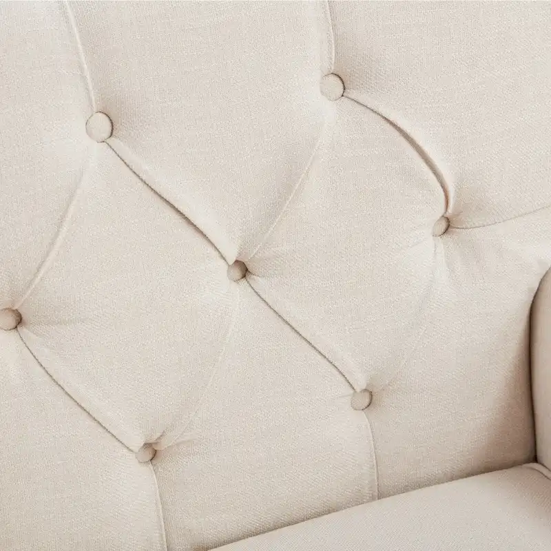 Upholstered Accent Chair with Lumbar Pillow - Single Seat