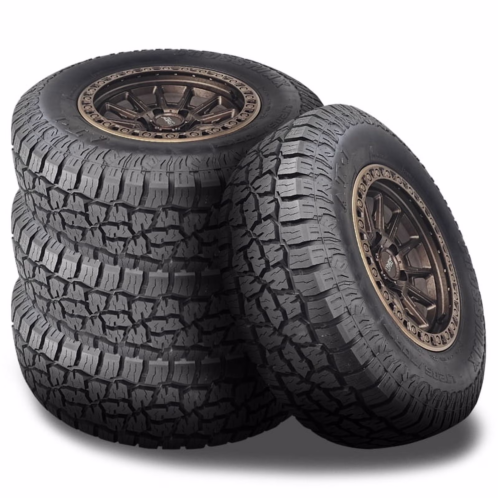 4 Crossmax AT-1 285/75R16 126/123R All Terrain Tires [ Load Range E 10 PLY ] LTR-1604-AT-CS / 285/75/16 / 2857516