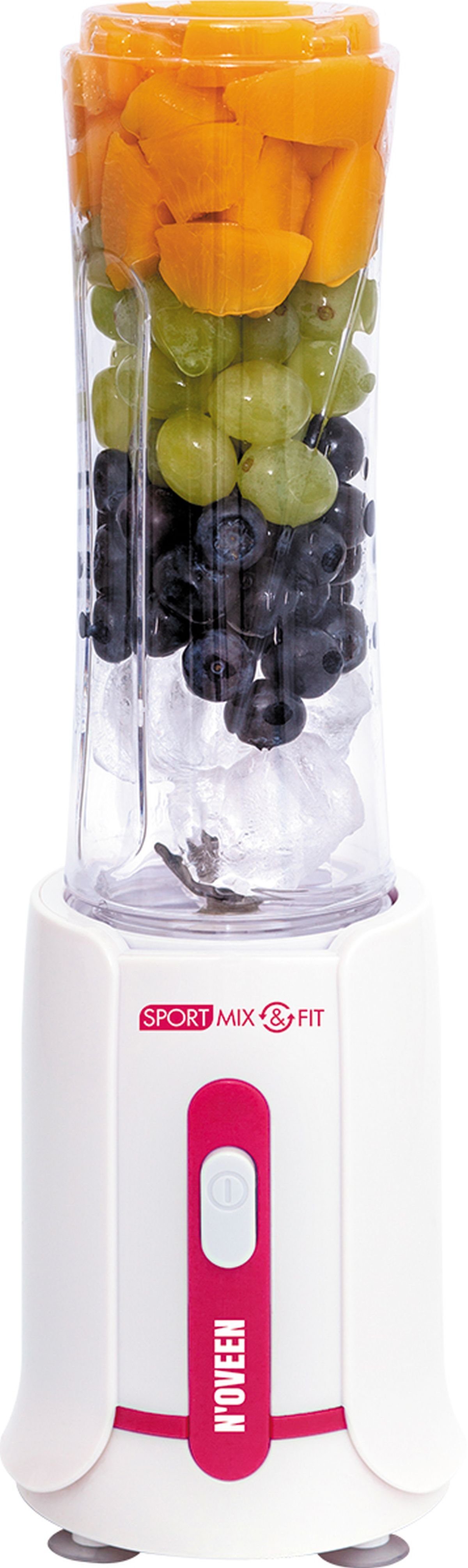 Smoothie-Maker Noveen 300W Sport Mix & Fit Blender, 600ml, Grau