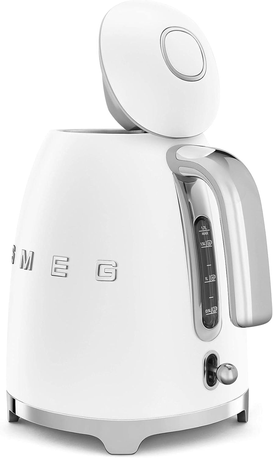 Smeg, 2x2 TSF01CREU -Toaster, 2 Schlitze für 2 Scheiben, 6 Vergoldungsniveaus, Heizfunktion, Abtau- und Bagel- Funktion, Sammelschublade, 950W, Creme