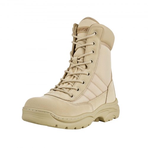 VEVOR Arbeitsstiefel Herren 203mm Einsatzstiefel sandfarben US-Größe 10,5