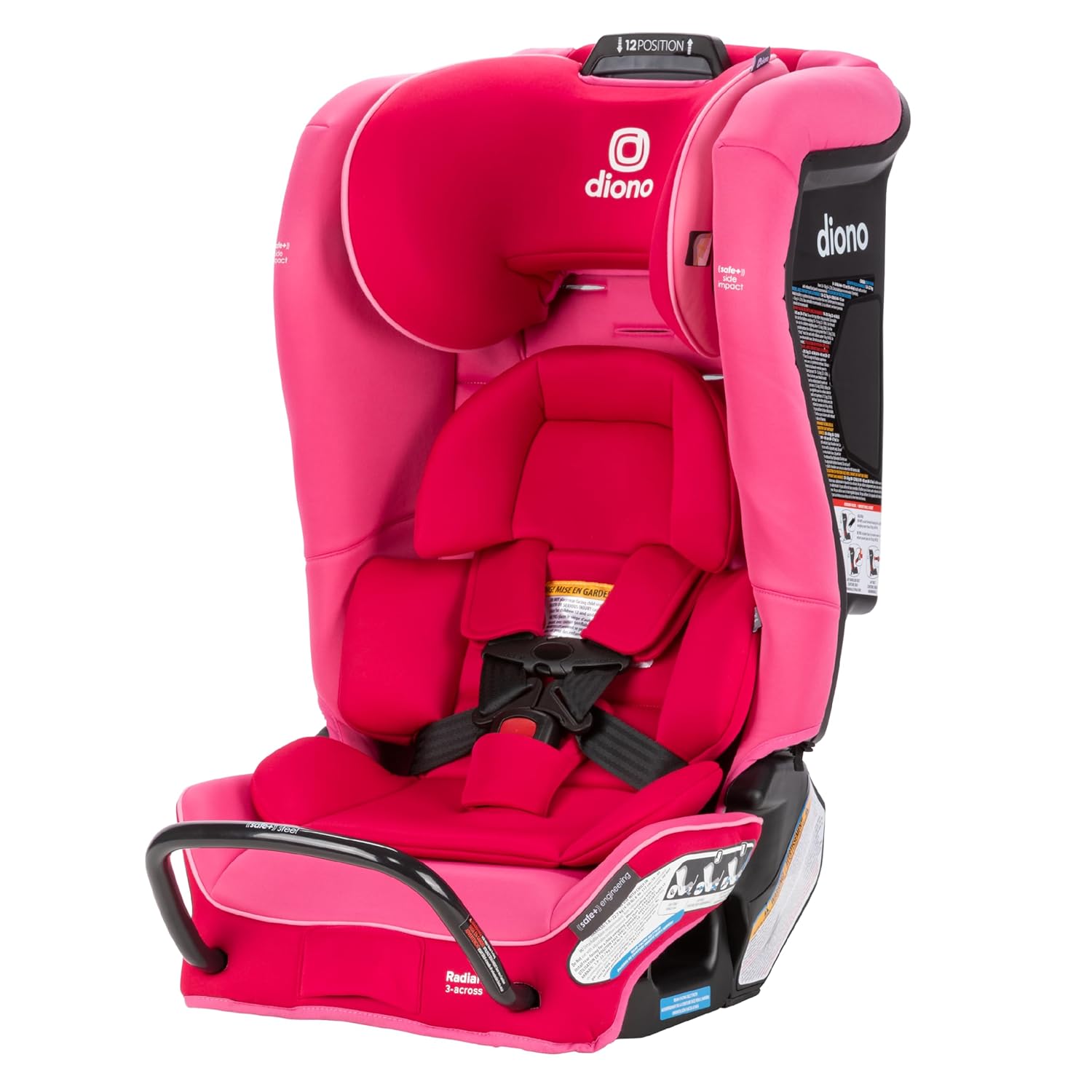 Diono Radian 3RXT SafePlus Convertible Car Seat, Pink Cotton Candy