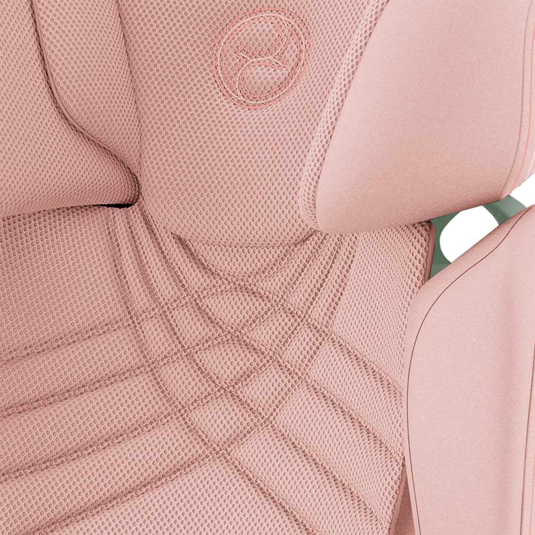 Seggiolino auto CYBEX Solution T i-Fix Plus – Gruppo 2/3, rosa pesca, con ISOFIX e poggiatesta regolabile in altezza