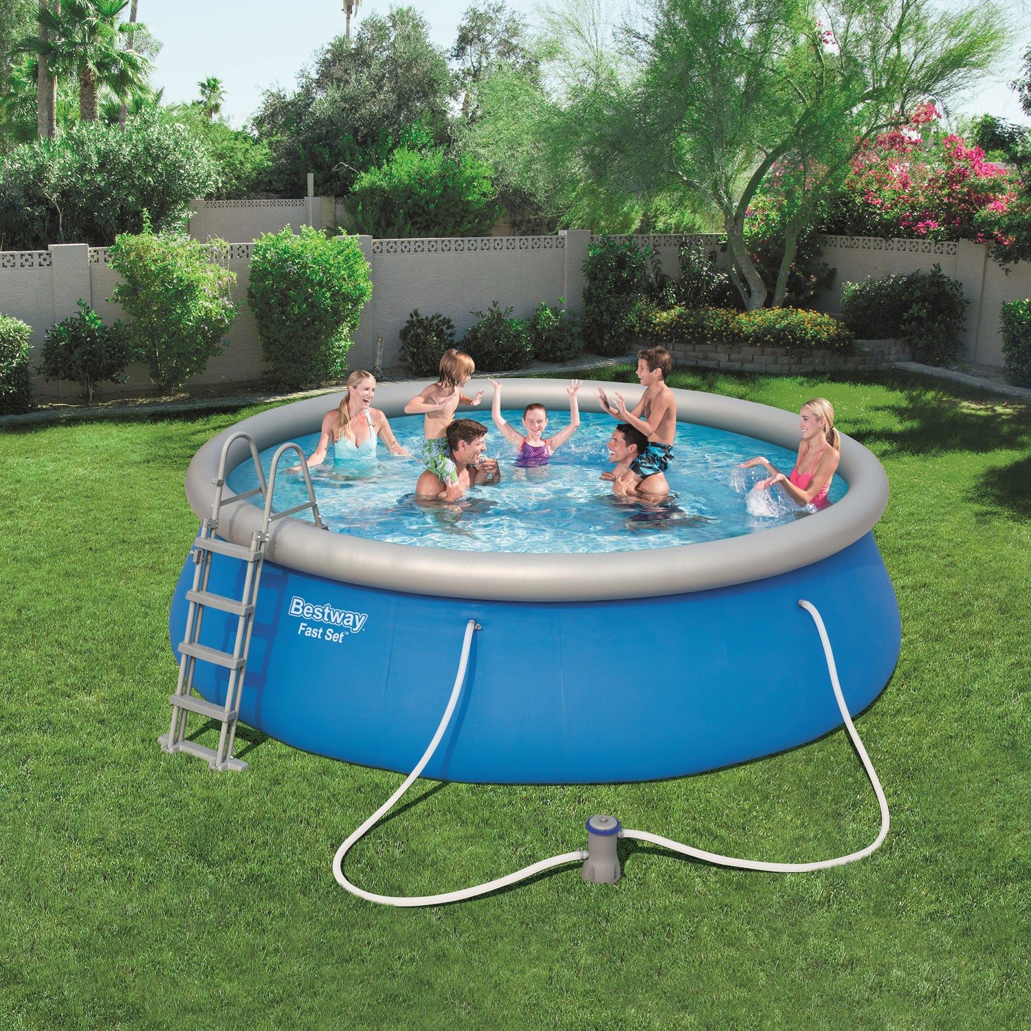 Piscina Rotonda Con Pompa Filtro 457x122cm