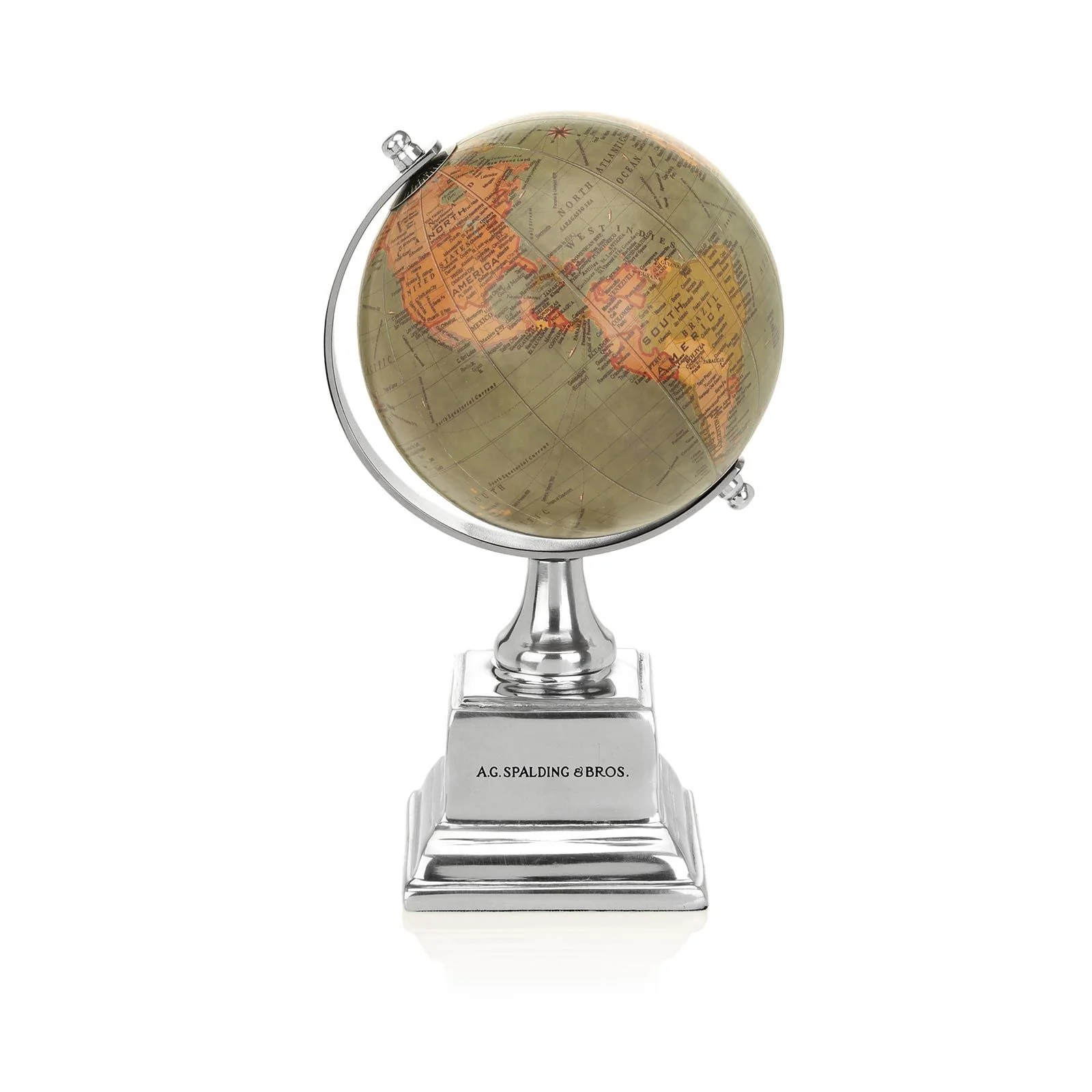 Mappamondo Spalding & Bros small Vintage Globe verde