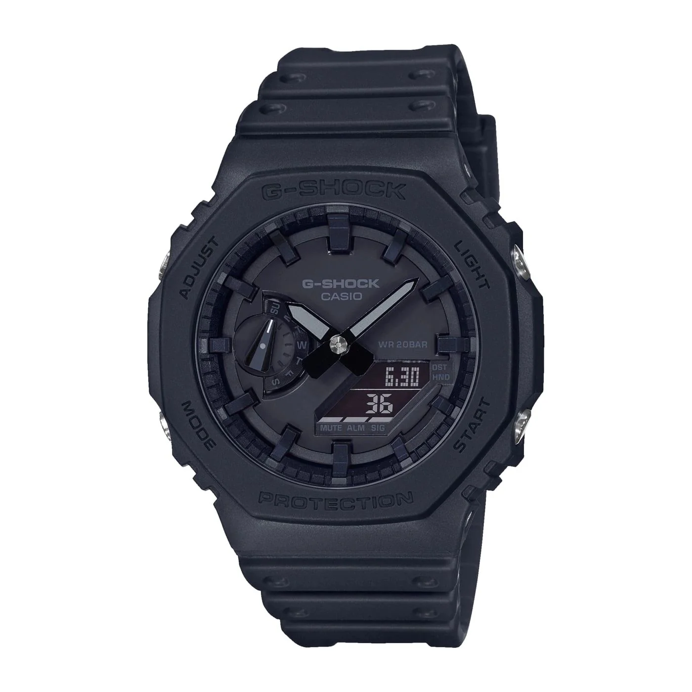 Orologio G-Shock GA-2100-1A1ER nero Stealth total black