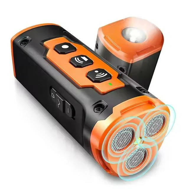 Ultrasonic Dog Training Device �C 3 Sonic Emitters, 50ft Range & LED Flashlight