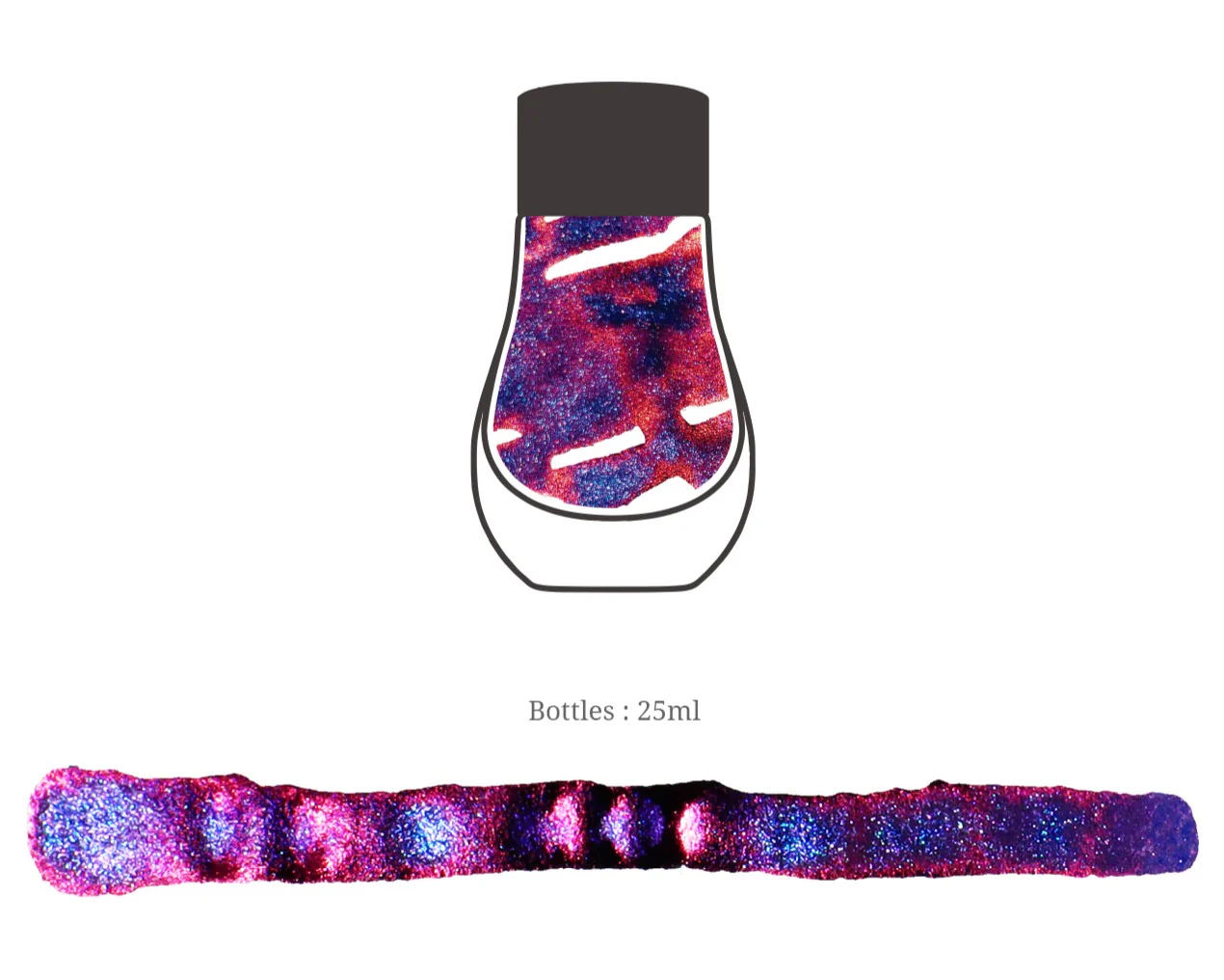 Dominant Industry Milky way Blue - Pearl Series Ink Bottle