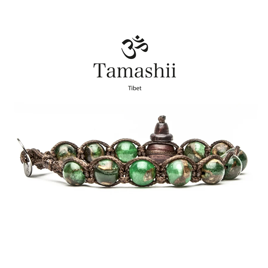 Bracciale Tamashii BHS900-237 quarzo mosaico verde