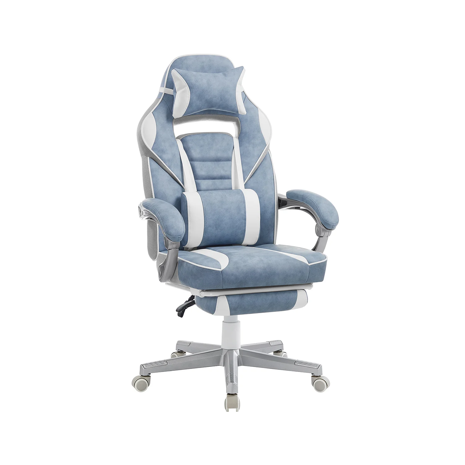 Sedia da Ufficio Ergonomica con Poggiapiedi Telescopico Schienale Regolabile