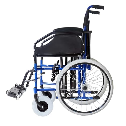 GOVITA Carrozzina Pieghevole Per Passaggi Stretti, Ideale Per I Passaggi In Ascensore_Gostreet Slim 40 Cm   Telaio Doppia Crociera In Acciaio Sedia A Rotelle Pieghevole Slim : Amazon.it: Salute e cura della persona