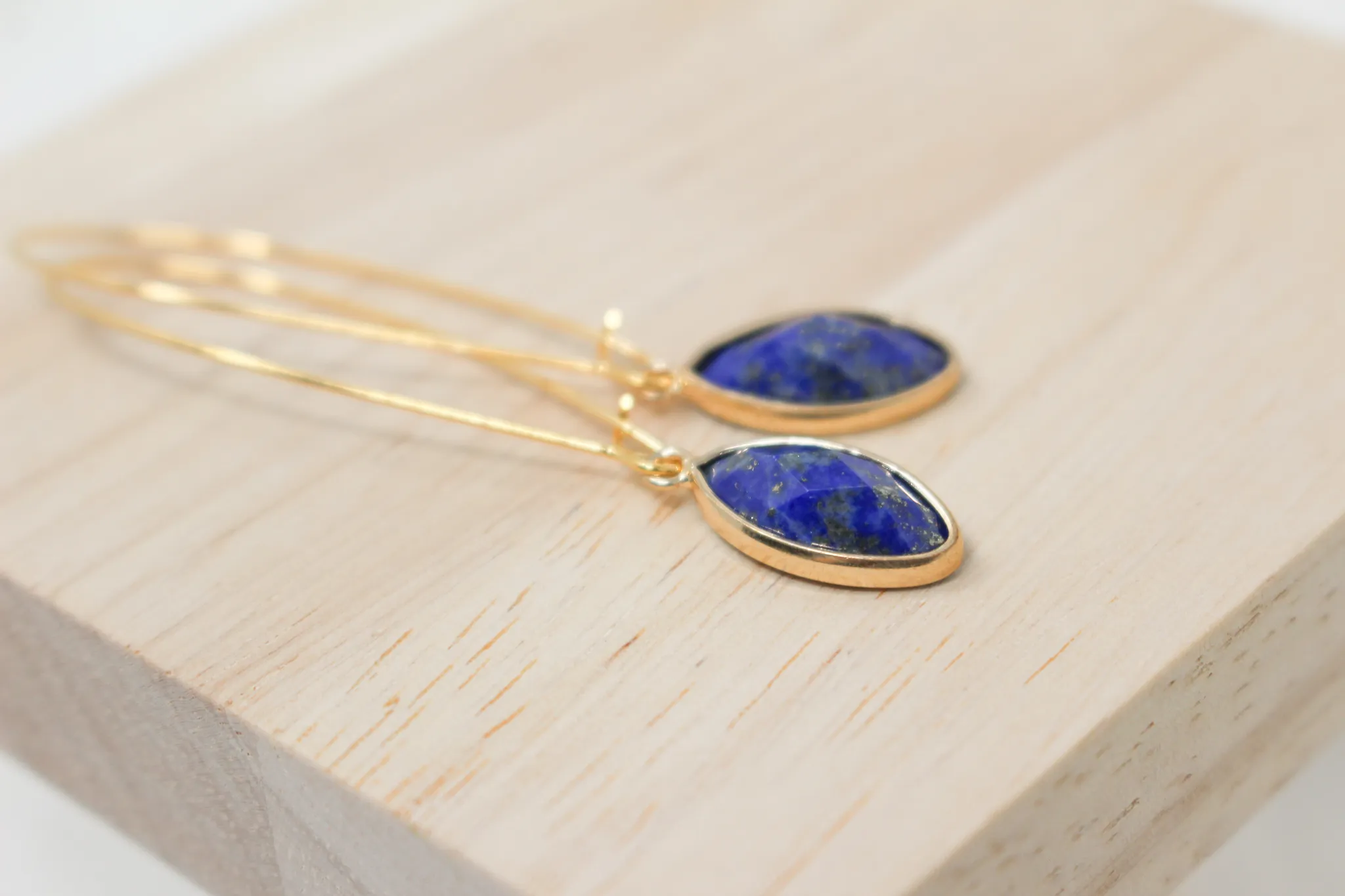 K Kajoux Lapis Marquise Earrings