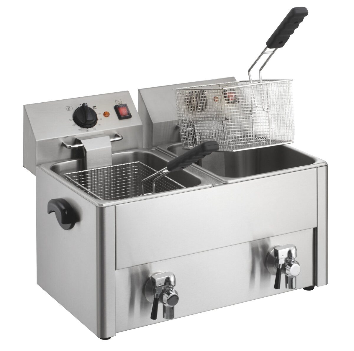 Fritteuse GastroHero Doppelfritteuse 2x10L