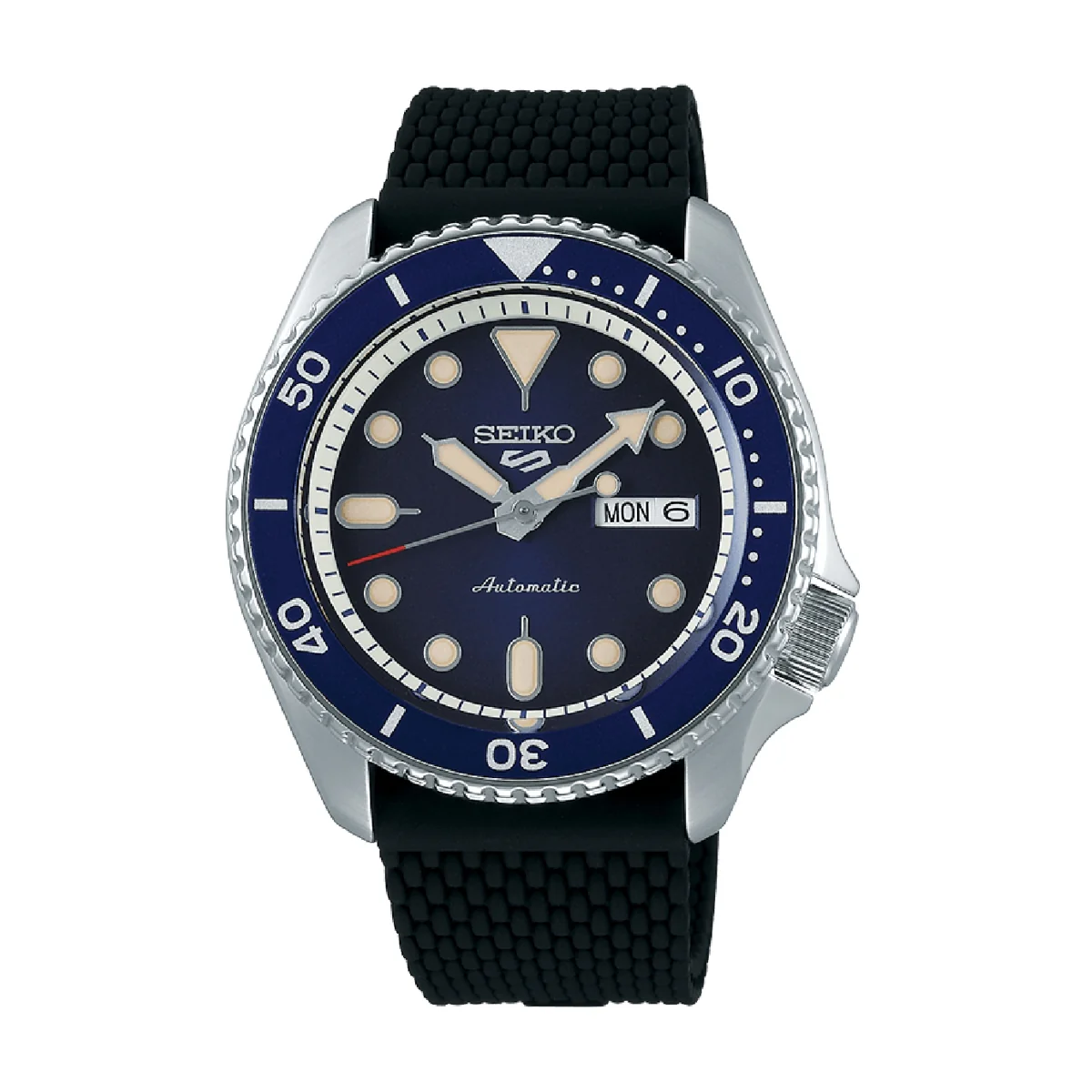 Orologio Seiko 5 Sports SRPD71K2 quadrante blu cinturino gomma