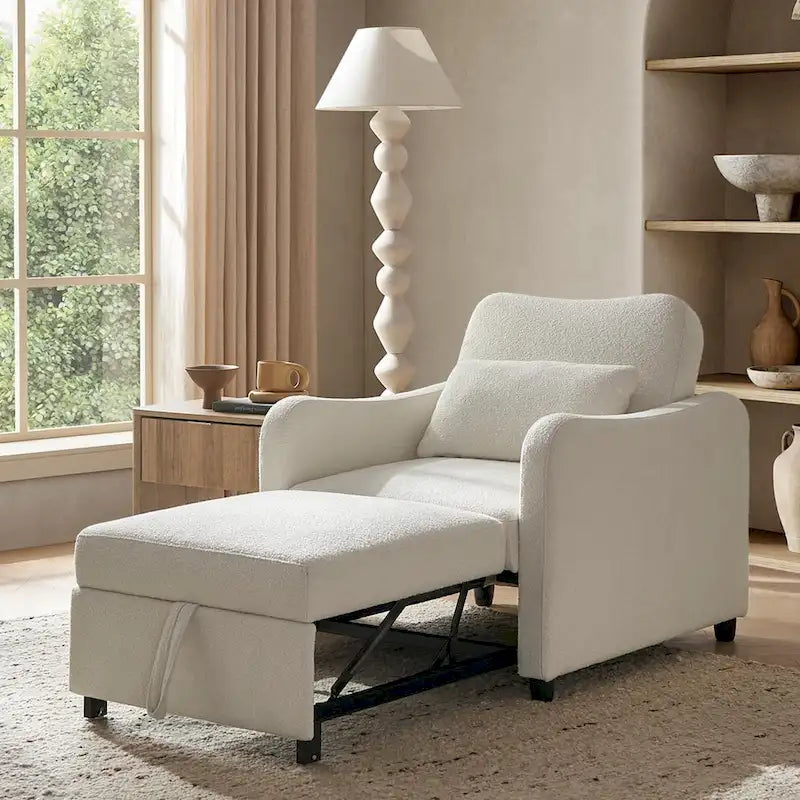 Mopio Sophie 4-in-1 Convertible Sleeper Chair Bed