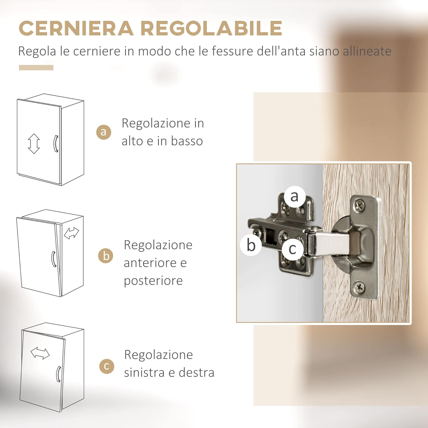 HOMCOM Mobile Buffet Dispensa Cucina, Ante Cassetti e Vani Aperti, 100L x 39P x 181.5Acm Bianco e Legno