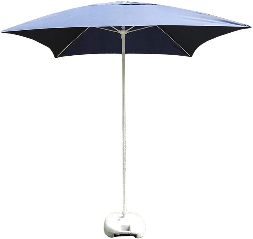 Quadratischer Terrassen-Gartentischschirm, perfekt für den Garten im Freien, den Markt für kommerzielle Veranstaltungen am Strand, am Pool, 6,6 Fuß / 200 cm