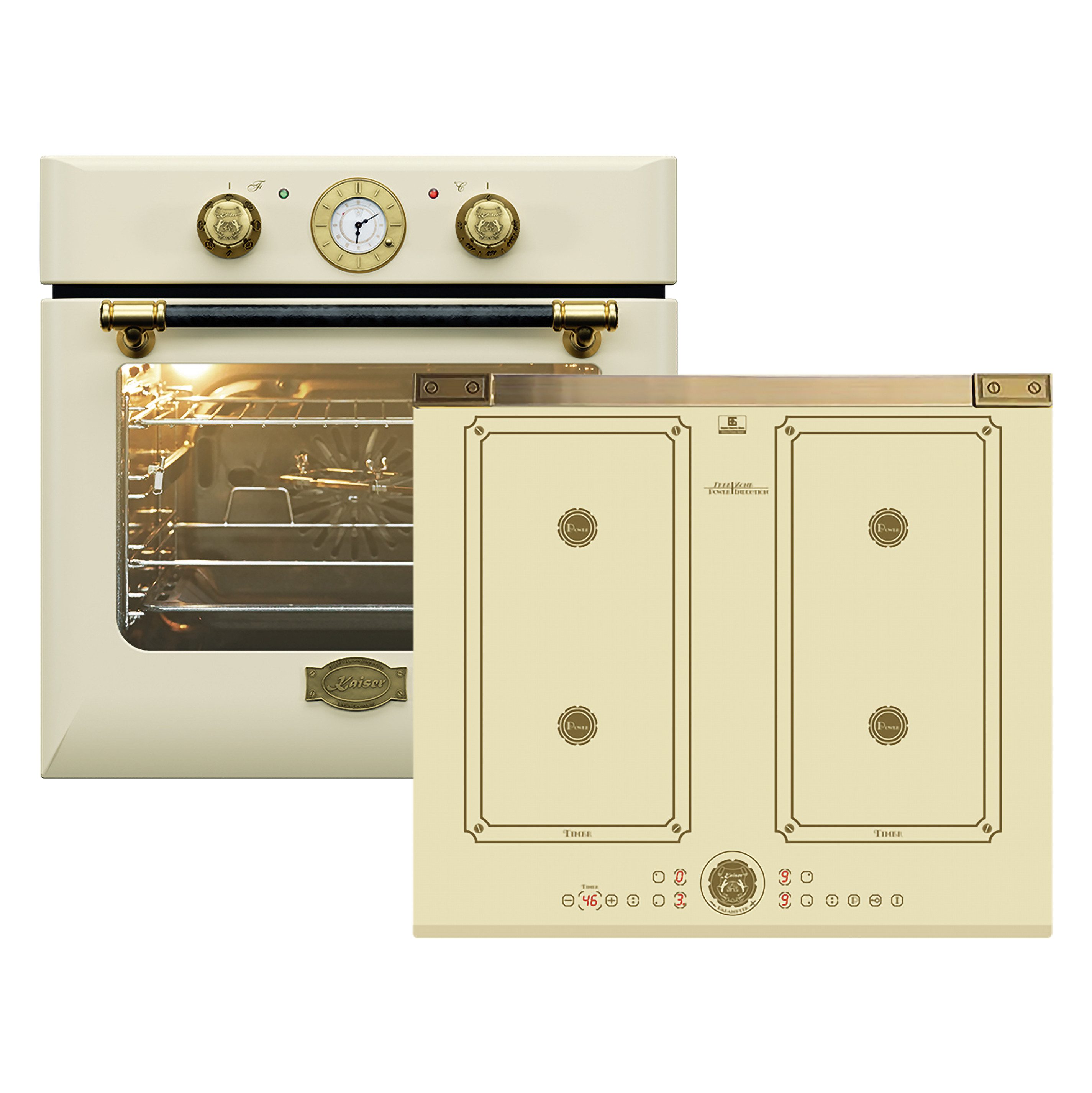 Backofen-Set EH 6432 ElfBE Eco+KCT 6745 FI ElfAD...
