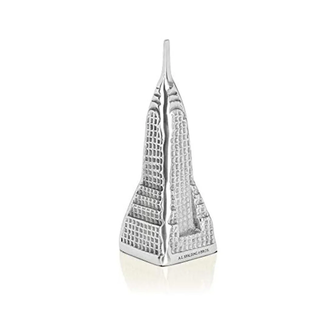 Fermacarte Spalding & Bros Empire in fusione d'alluminio 862838U828