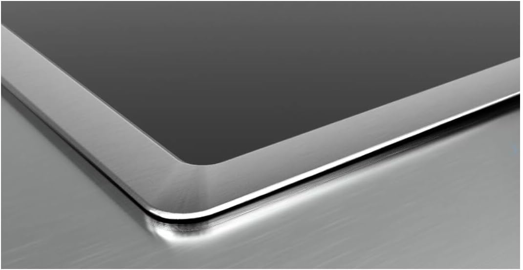 Siemens EQ211KAAB Einbau-Herd-Set iQ300, Integrierbare Herd-Kochfeld-Kombination 60 cm breit, Schnellaufheizung, granit Glanz Emaille, 3D Heißluft, Bräterzone, Schwarz