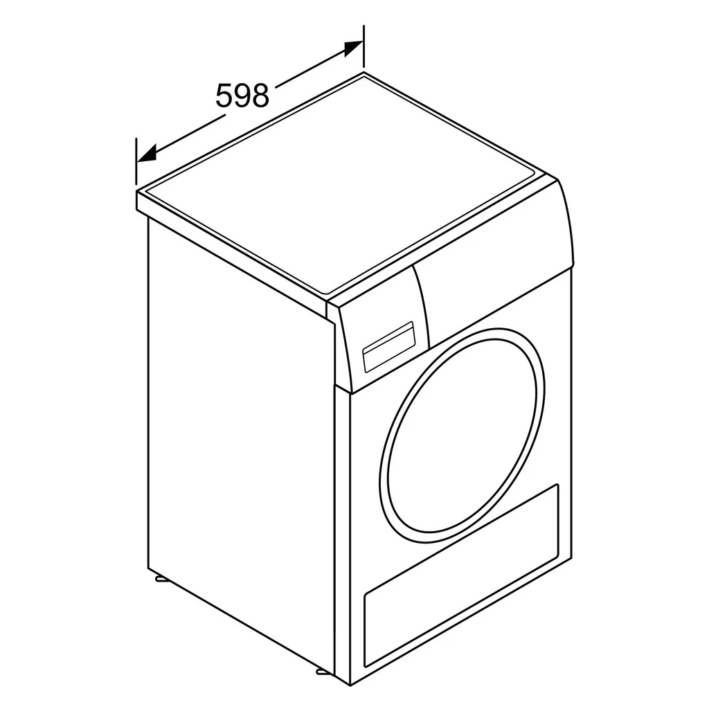 2025 Secadora de bomba de calor Bosch Serie 4 WTH83V03