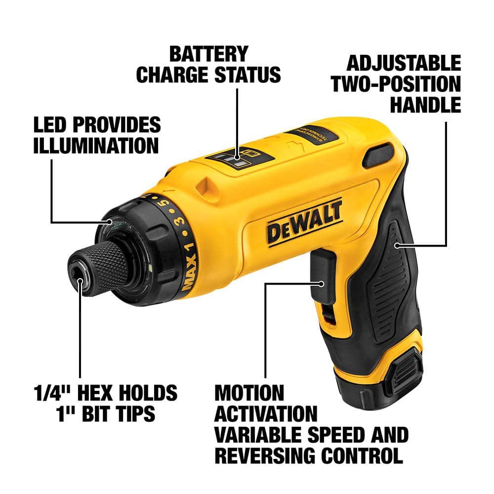 8V MAX Cordless Gyroscope Screwdriver Kit