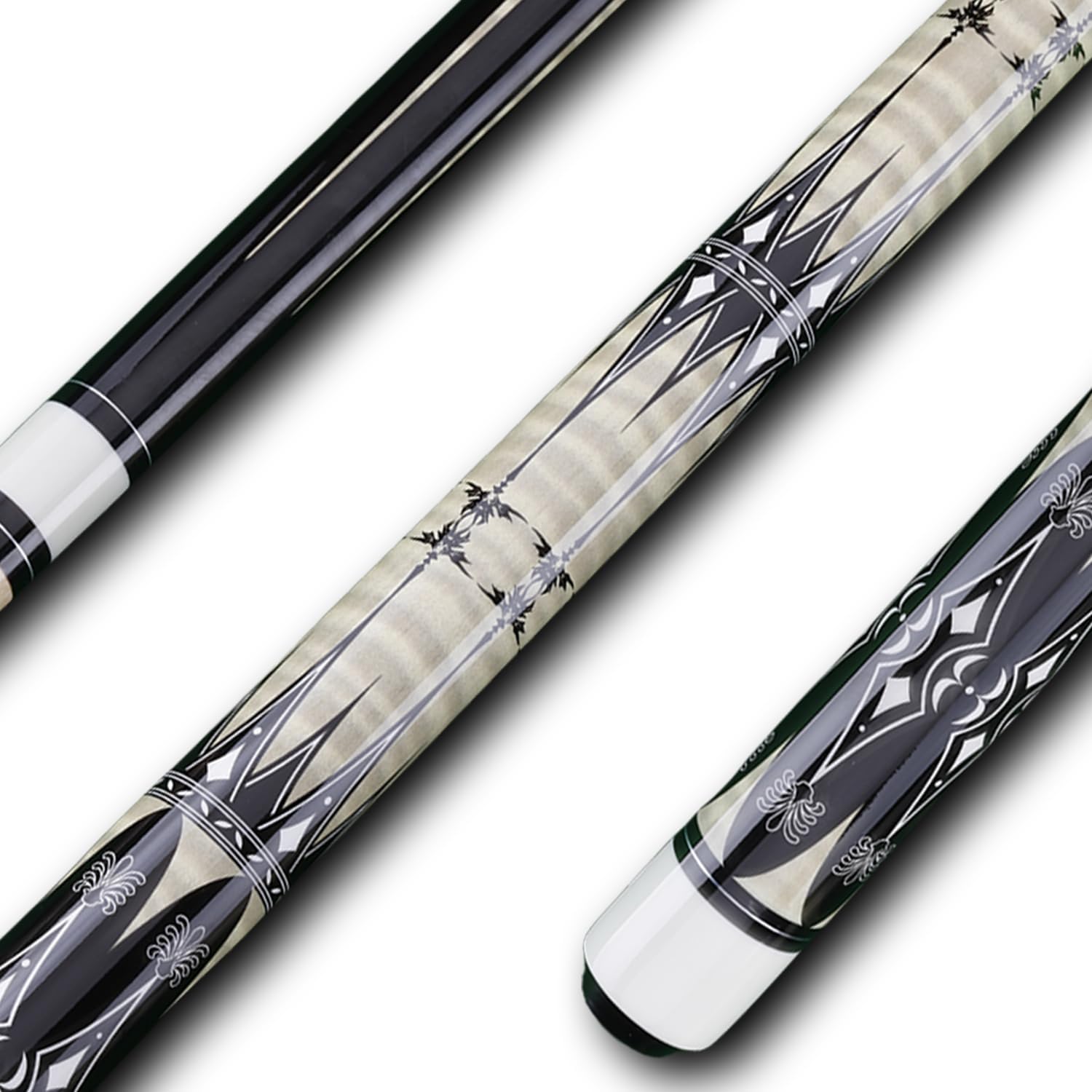 Sinsilvie 13mm 58 Pollici 19 20 Once Stecche Biliardo Pool,1/2 Maple Pool Cue Stick,Bastone da Biliardo da Bar per Uomini e Donne.