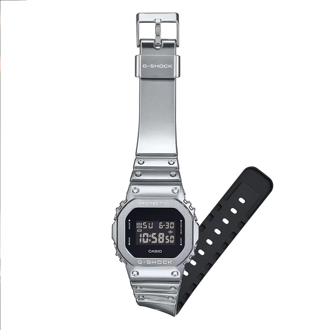 Orologio G-Shock digitale in resina e acciaio GM-5600YM-8ER