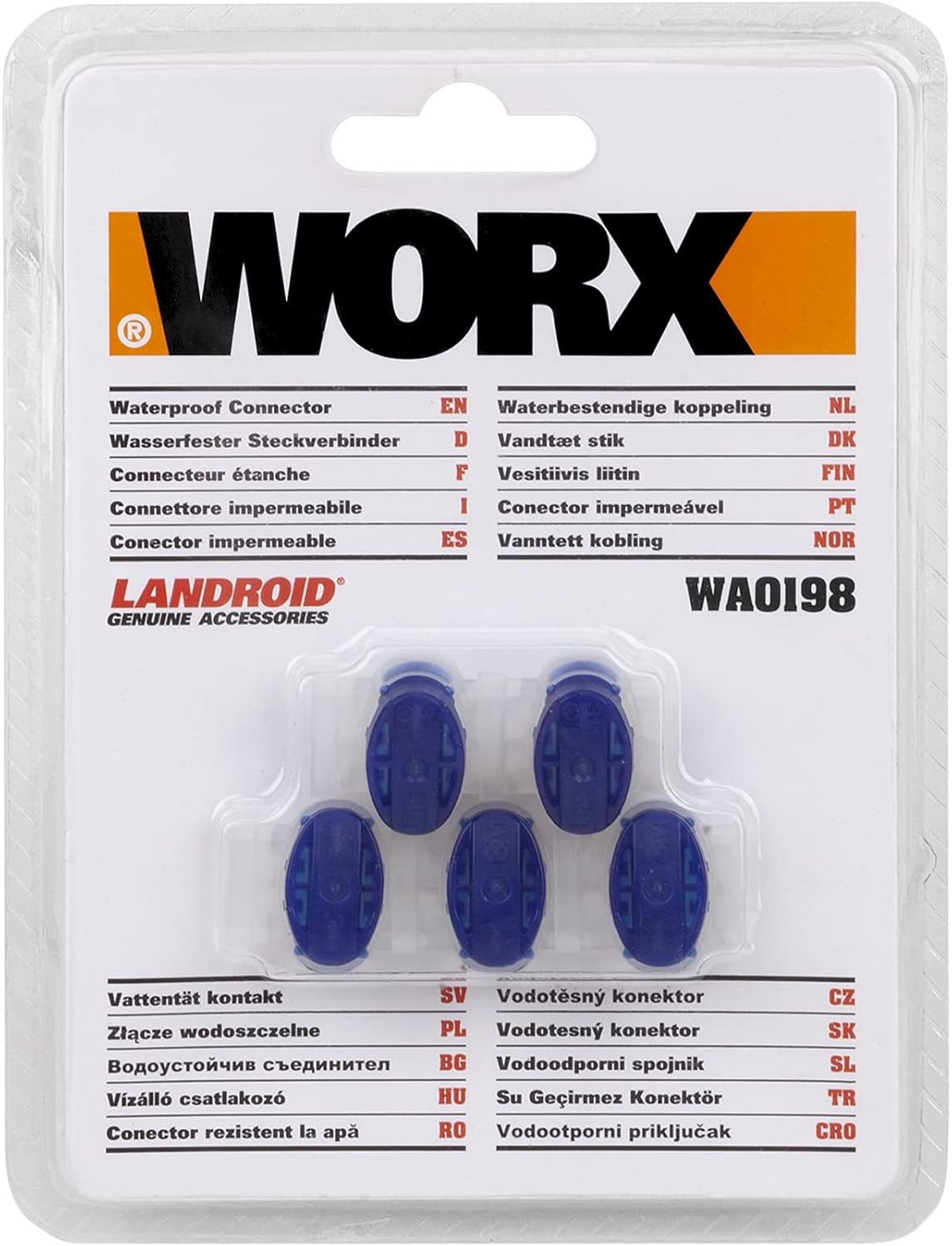 WORX WA0860 Landroid Modul Kollisionssensor ACS - Hindernisvermeidung - kompatibel für alle neuen Landroid Modelle ab 2019 (nicht für VISION) - Farbe Silber
