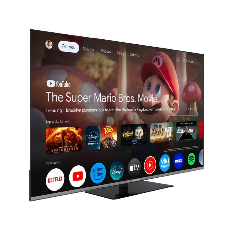 Telefunken TV 50 Zoll, 4K UHD, D50U980B2CW
