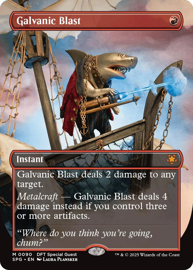 Galvanic Blast (Borderless) (90) (SPG)