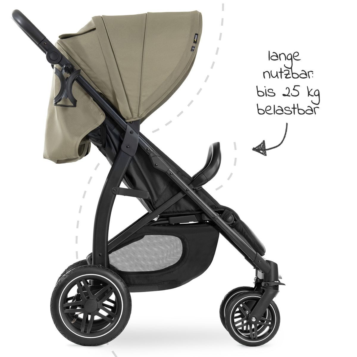Kinder-Buggy Buggy Rapid 4D AIR - Olive