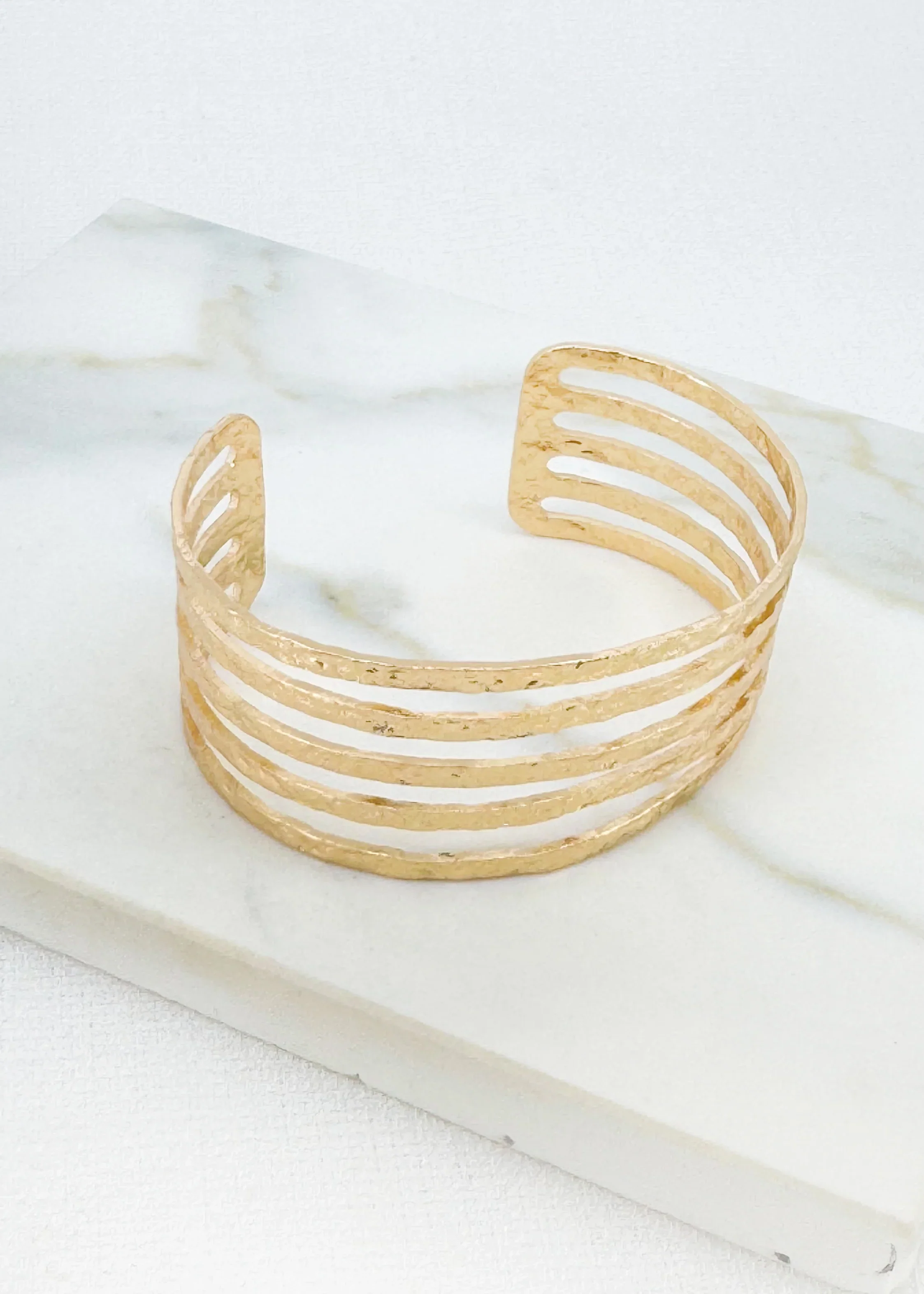 Envy Gold Textured Cuff