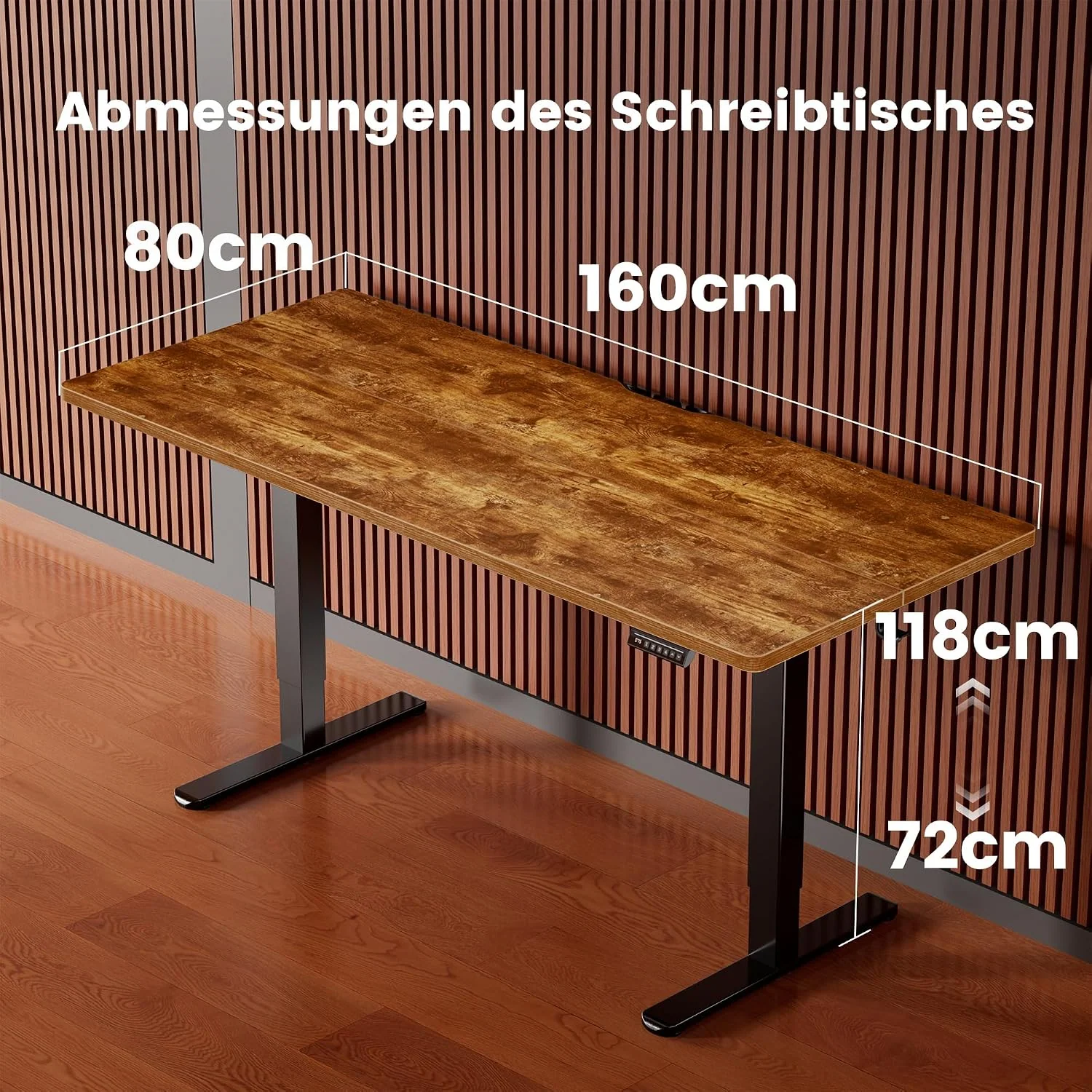 ErGear Elektrisch höhenverstellbarer Schreibtisch mit Memory-Funktion