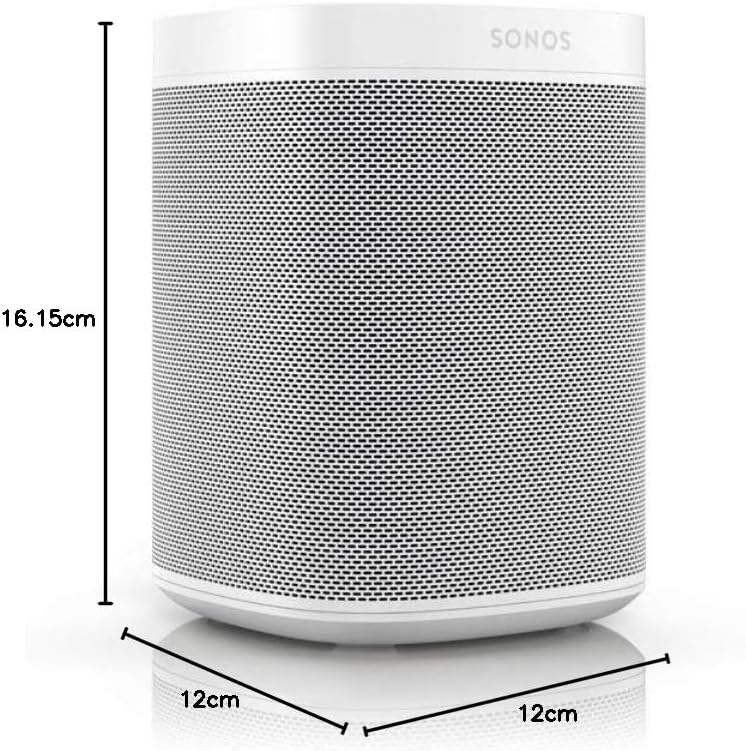 Sonos One Smart Speaker, schwarz – Intelligenter WLAN Lautsprecher mit Alexa Sprachsteuerung, Google Assistant & AirPlay – Multiroom Speaker für unbegrenztes Musikstreaming