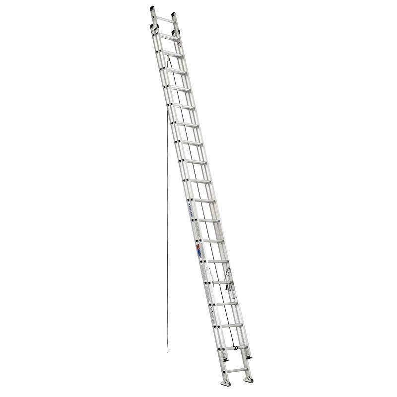 Werner D1536 2 Aluminum Extension Ladder 36 ft, 300 lb Capacity, Heavy Duty I Beam Rails