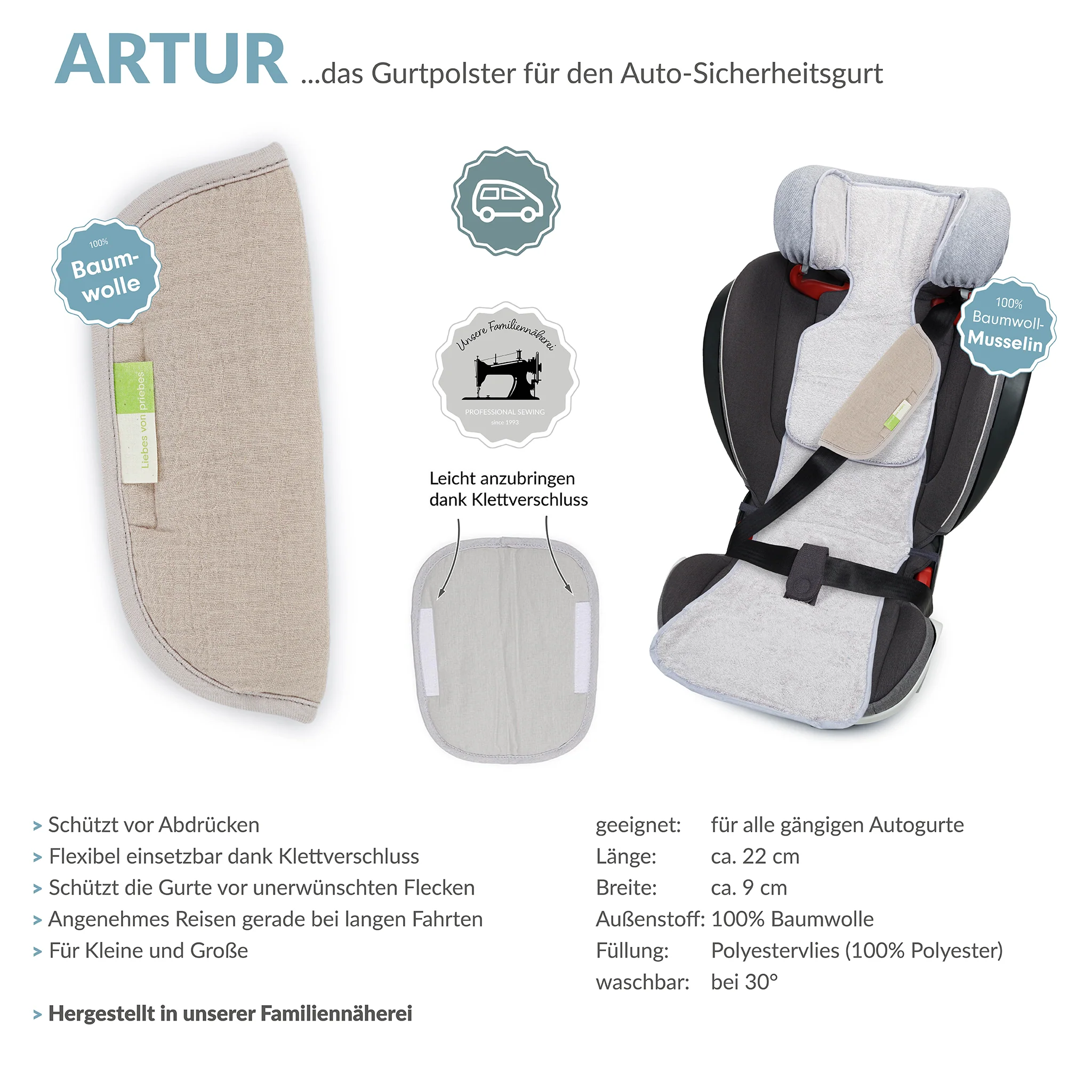 ARTUR Gurtpolster f��r Kinder