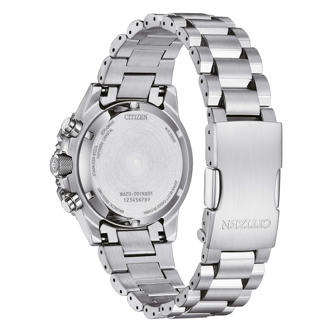 Orologio Citizen Navihawk CA4660-61A quadrante silver Eco Drive