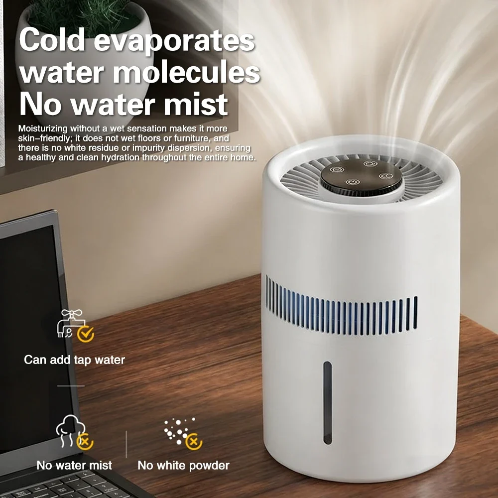 4L Mist-Free Humidifier �C HEPA Filter, Quiet Operation for Bedrooms, Nurseries & Pet Spaces
