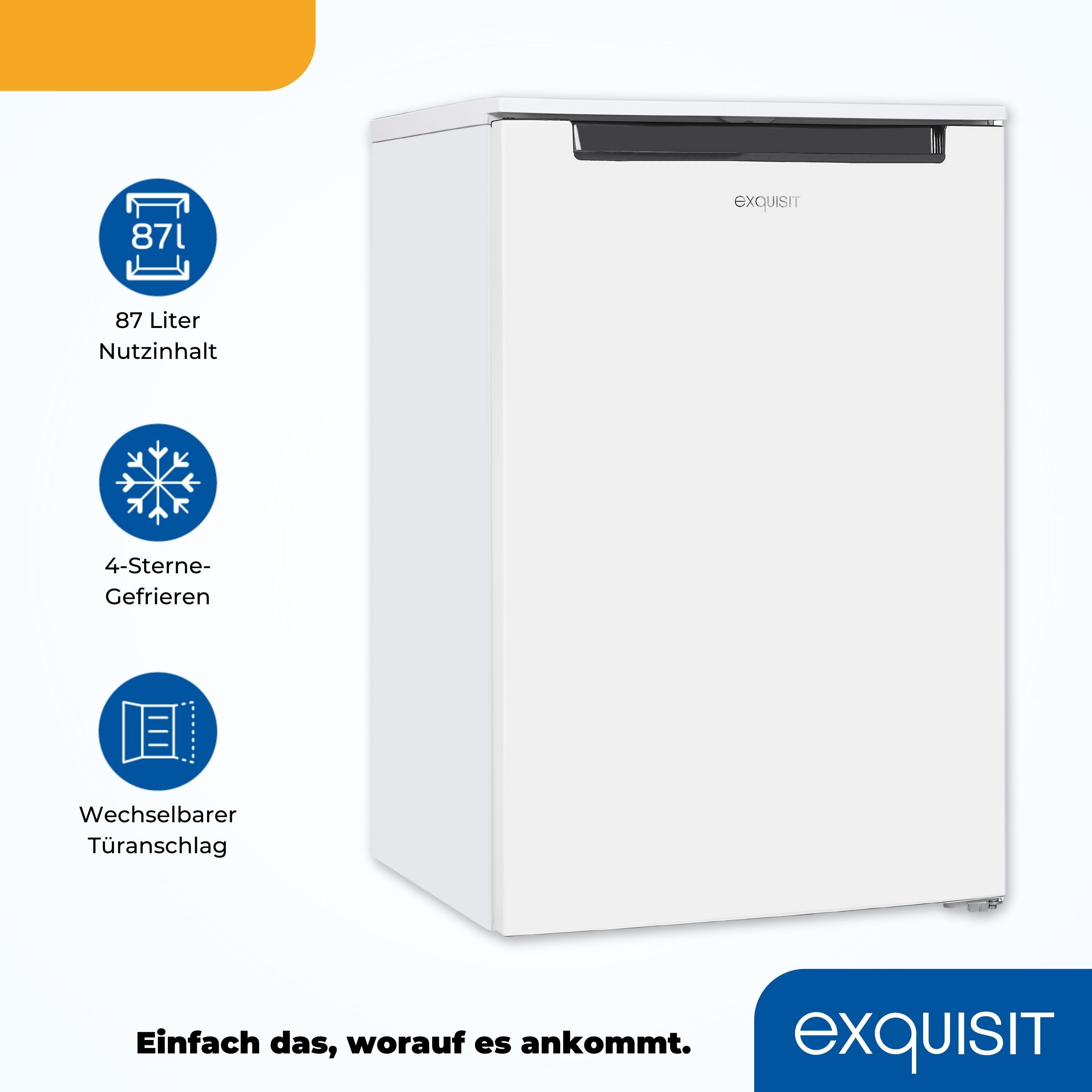Gefrierschrank GS81-040D weiss