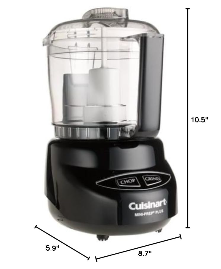 Cuisinart DLC 2ABK Mini Prep Plus, Black: Mini Food Processors: Home & Kitchen