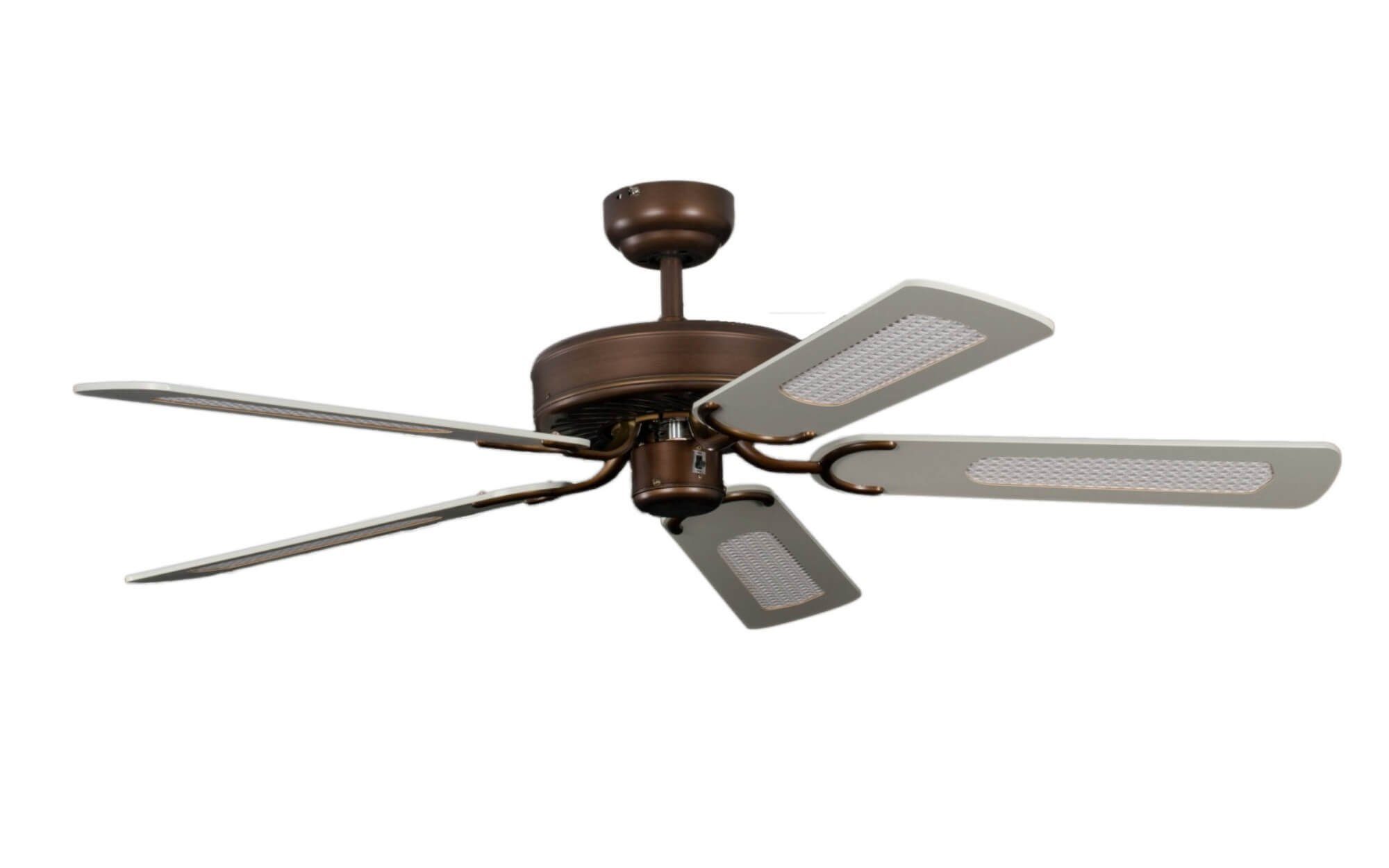 Deckenventilator Deckenventilator Potkuri Bronze / Weiß