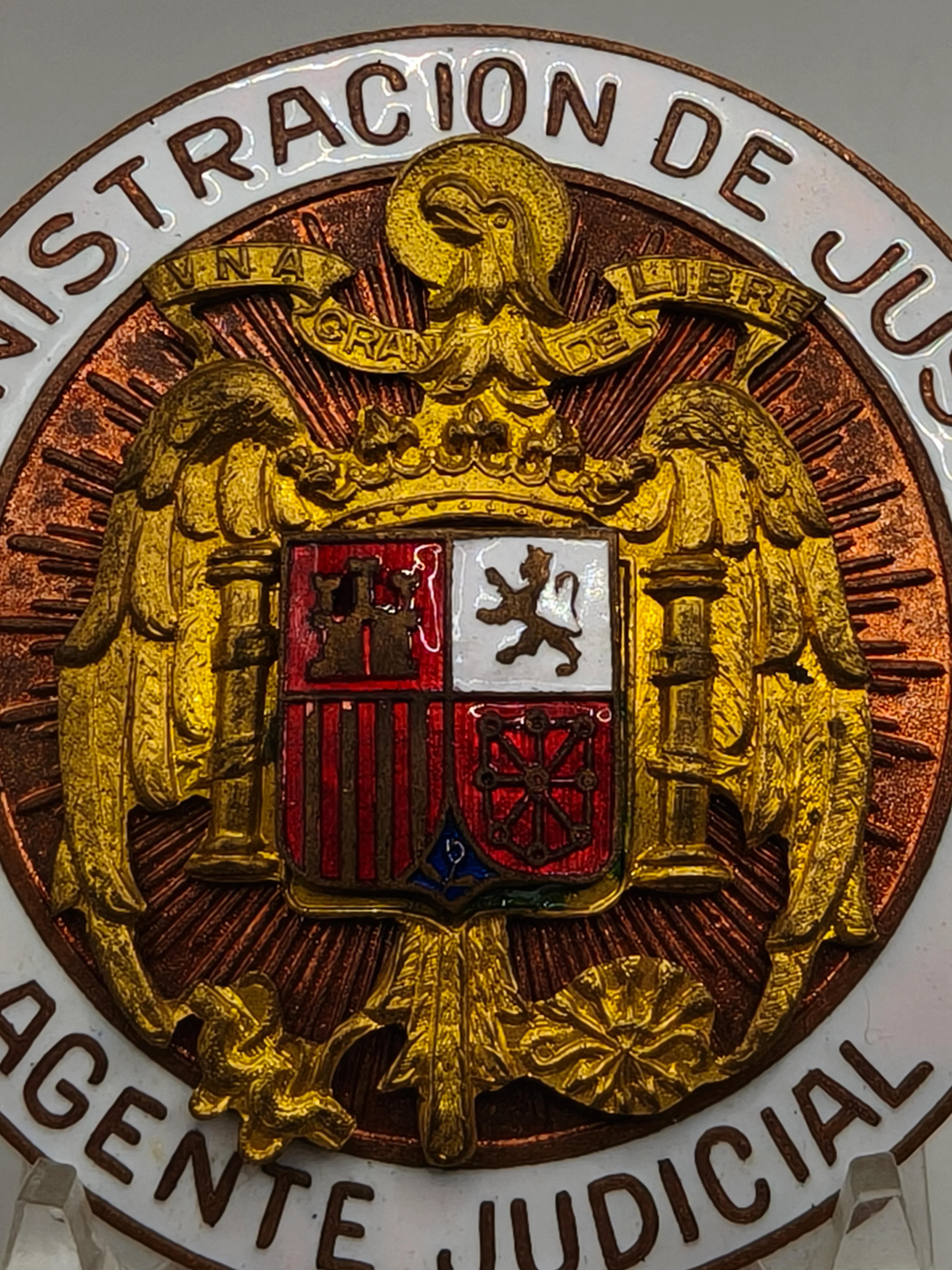 Placa Administraci��n Judicial ��poca Franco