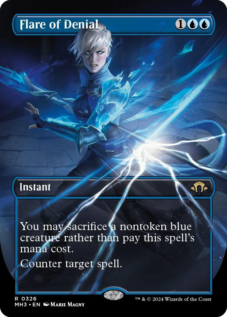 Flare of Denial (Borderless) (326) (Modern Horizons 3)
