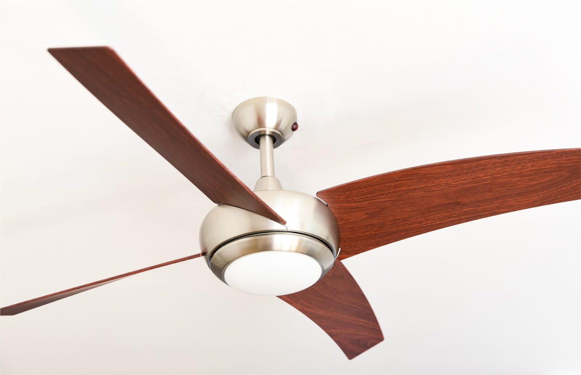 Deckenventilator Deckenventilator Borealis Nussbaum mit LED Leuchte