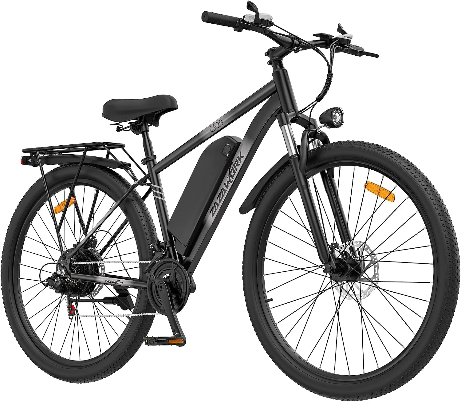 E-Bike Herren 29 Zoll, E-Mountainbike mit 48V 15Ah Akku bis 100 km, 250W Pedelec, 21-Gang Schaltung, LED Display für Fahrten im Freien