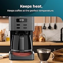 Cecotec Macchina da caffè a goccia Coffee 56 Time, 800W, Programma il tuo caffè
