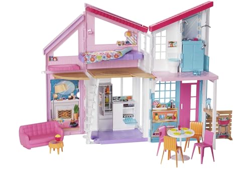 Barbie   Casa di Malibu   Casa di Barbie Malibu   Playset Trasformabile con Plug and Play   Oltre 25 Accessori   60 Cm   Regalo per Bambini da 3  Anni, FXG57 : Amazon.it: Videogiochi