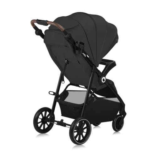 LIONELO EMMA ONE Passeggino Bambini fino a 22 kg da 6 mesi a 4 anni Ruote Piroettanti 360° Sospensione Completa Pieghevole con Una Sola Mano Schienale e Poggiapiedi Regolabili Tettuccio XXL UPF50  : Prima infanzia