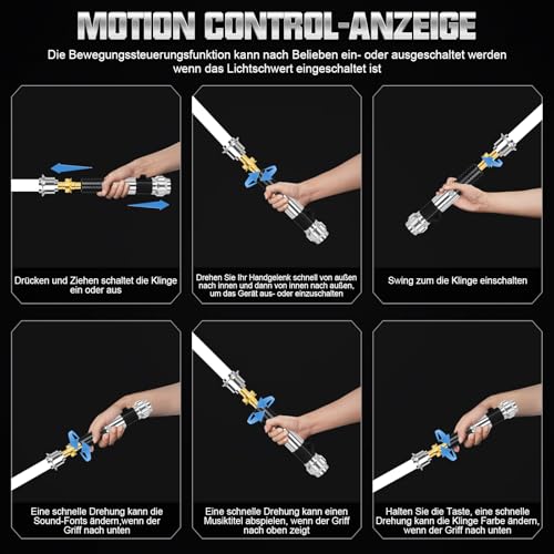 leggera Duell Lightsaber Control impugnatura Soundfonts